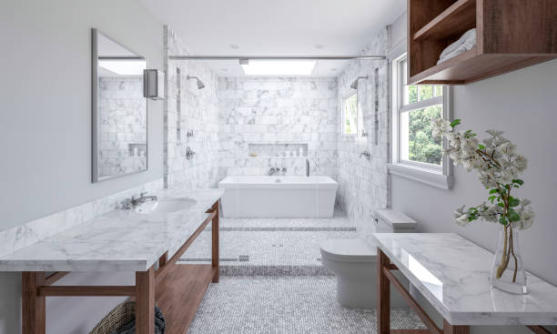 Bathroom natural stone | Colonial Interiors