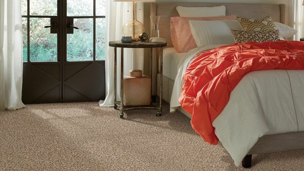 Bedroom carpet flooring | Colonial Interiors